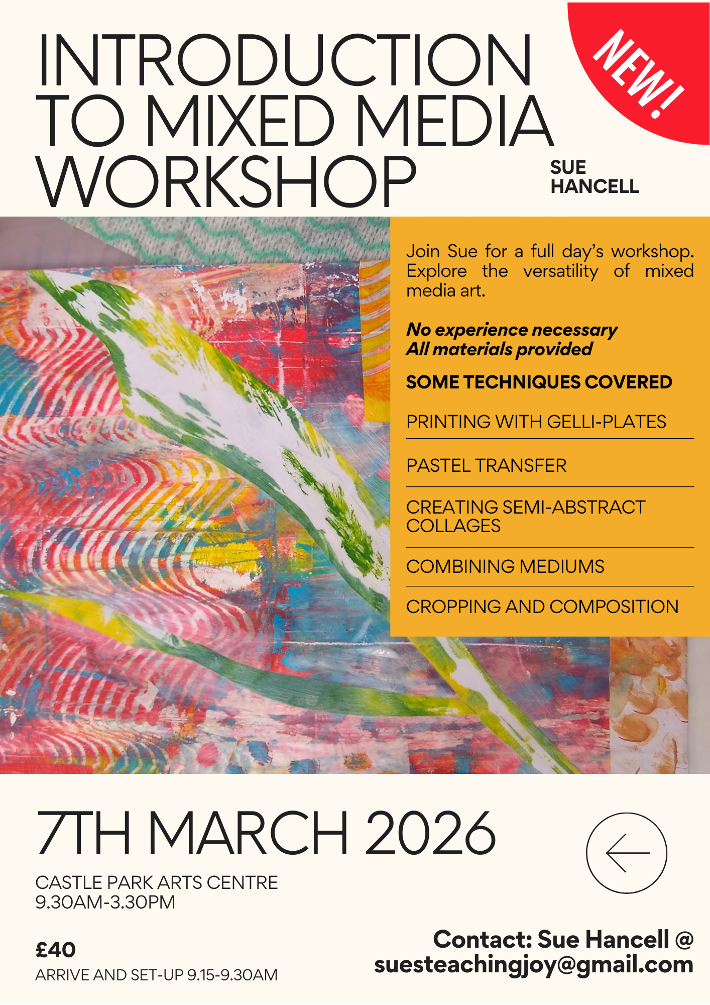 Introduction to Mixed Media Workshop image