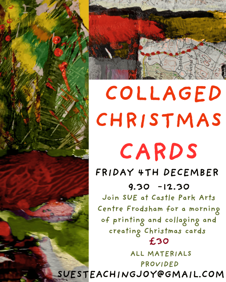 Collaged Christmas Cards